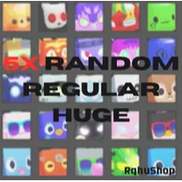 5x Random Regular Huge | PS99/PET