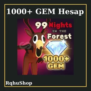 1000+ Diamonds Account | 1000+ Gems | 99 Nights in the Forest