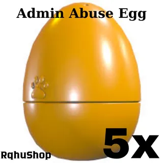 5x Admin Abuse Egg / Adopt Me