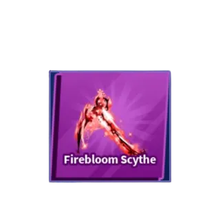 1x FireBloom Scythe| Blade Ball