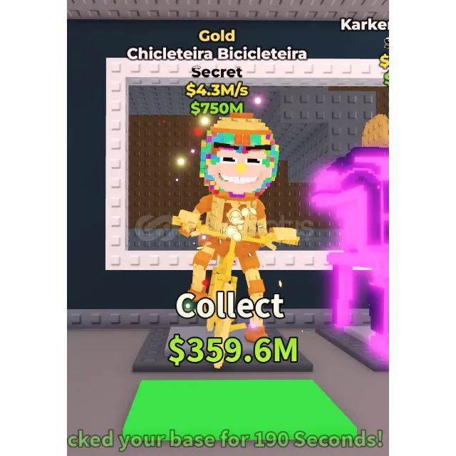 Jeu PC Roblox – Golden Bubblegum Chicleteira – Neuf Sous Blister – Édition UK