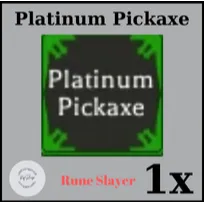 1x Platinum Pickaxe | Rune Slayer