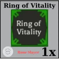 1x Ring of Vitality | Rune Slayer