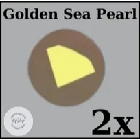 2x Golden Sea Pearl | Fisch