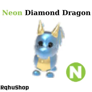Neon Diamond Dragon | Adopt Me