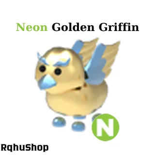 Neon Golden Griffin | Adopt Me