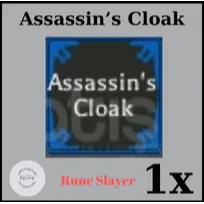 1x Assassins Cloak | Rune Slayer | Assassin's Cloak