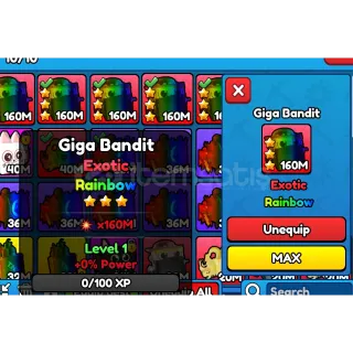 1x Giga Bandit | Pickaxe Simulator