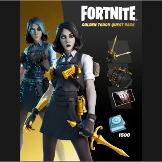 FORTNITE - Golden Touch Quest Pack ALL Platform 