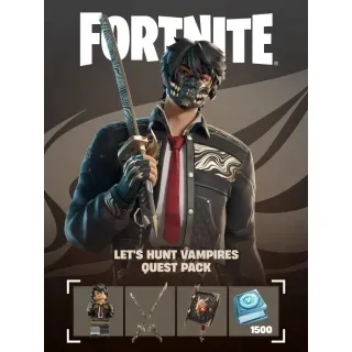 Fortnite - Let's Hunt Vampires Quest Pack ALL Platform