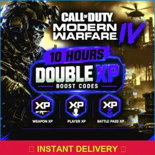 Double XP Boost - 10 Hours MW4