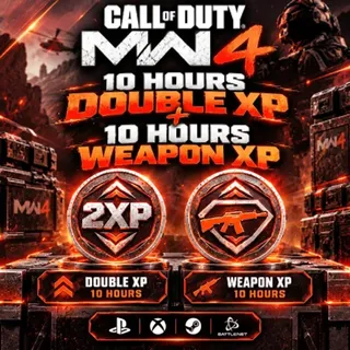 10 Hs Double XP + 10 hours Weapon Xp