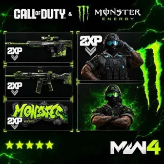 COD MW4 Modern Warfare 4 Monster Energy Set Full Bundle