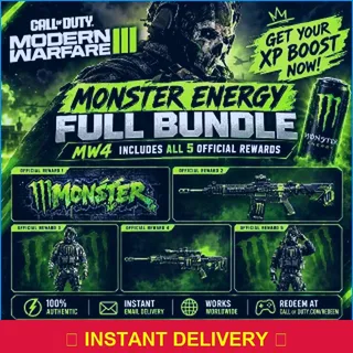 Call of Duty MW4 x Monster Energy Full Bundle