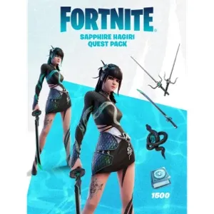FORTNITE SAPPHIRE HAGIRI QUEST PACK All Platforms