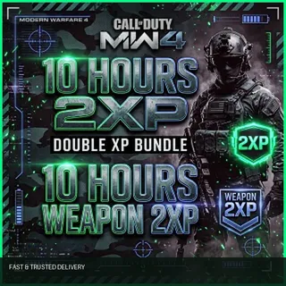 MW4 10 Hours Double XP + 10 Hours Weapon XP