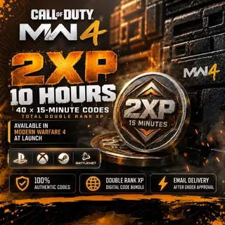 MW4 - 10 Hours Double XP Boost