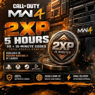 MW4 - 5 Hours Double XP Boost