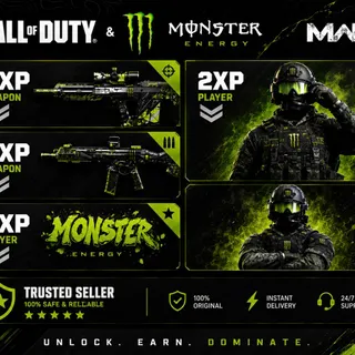 COD MW4 Monster Energy Full Set