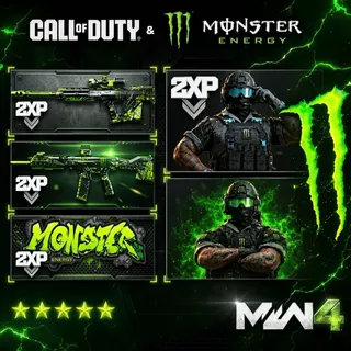 MW4 Modern Warfare 4 Monster Energy Set Full Bundle