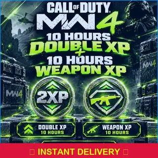 10 Hours Double XP + 10 Hours Weapon XP