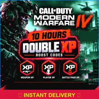 Double XP Boost - 10 Hours MW4