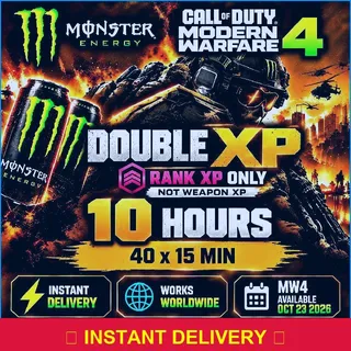 MW4 - 10 Hours Double XP Boost