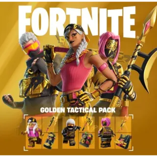 FORTNITE GOLDEN TACTICAL PACK ALL Platform 