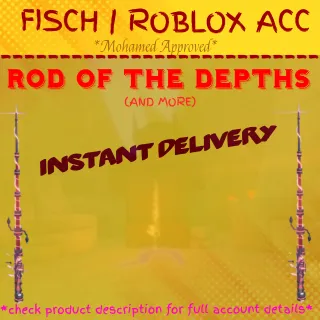 Fisch Acc *lvl 110* | Rod Of The Depths