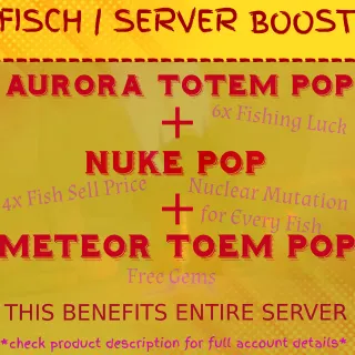 FISCH |NUKE, aurora totem, meteor totem | READ DESC