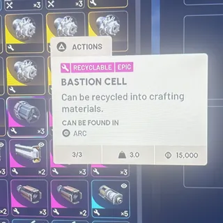3x bastion cell