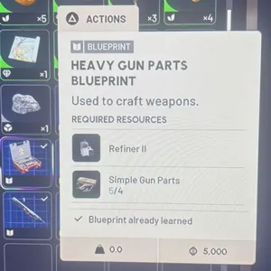 Heavy gun Part Blueprint