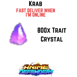 800x Trait Crystal | Anime Defender