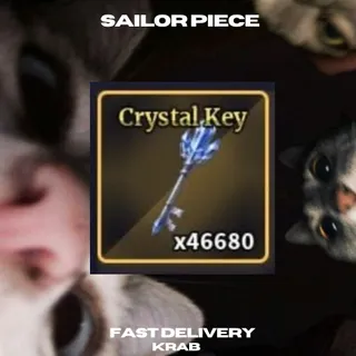 [ Sailor Piece ] 10k Crystal Key + Freebie | Fast Delivery |