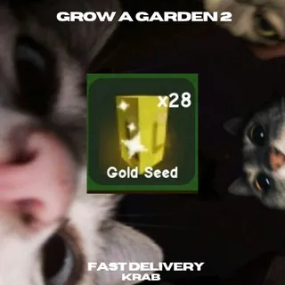 [ Grow A Garden 2 ] 150x Gold Seed | Fast Delivery | Grow A Garden 2 | GAG 2 |