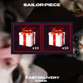 [ Sailor Piece ] 1x of 2x Luck 2x Drop | Bundle | FREEBIE | Fast Delivery |