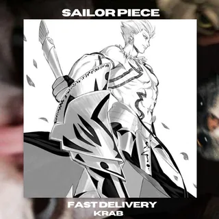 [ Sailor Piece ] King Of Heroes + F Move + Pity Title 125 Divine Grail | Freebie | Gilgamesh | Fast Delivery |