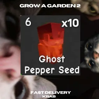 [ Grow A Garden 2 ] 5x Ghost Pepper | Fast Delivery | Grow A Garden 2 | GAG 2 |