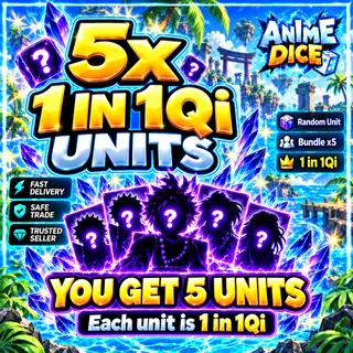 1 in 1/6 Qi /  Unit Bundle | Anime Dice