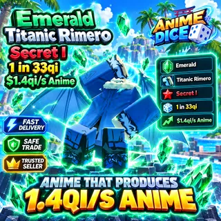 Secret I $1.4 Qi/s 1 in 33Qi | Anime Dice