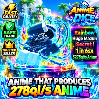 278Qi/s / Money Maker / Anime Dice / 1 in 6 Sx