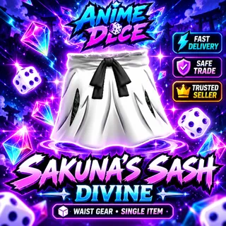 Sakuna's Sash / OP Divine Gear / Anime Dice
