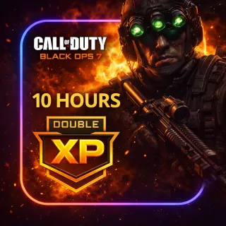 CoD Black Ops 7 | 10 Hours Double XP Boost | XP Tokens | Digital Code | Instant Delivery