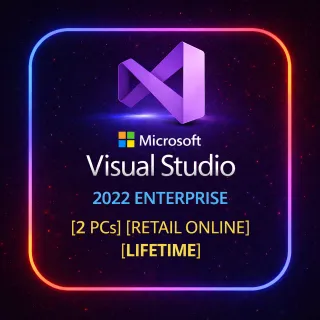 Visual Studio 2022 Enterprise | 2 PC Retail License | Online Activation | Lifetime | Instant Delivery*