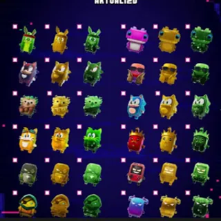 All 74 fortnite sprites