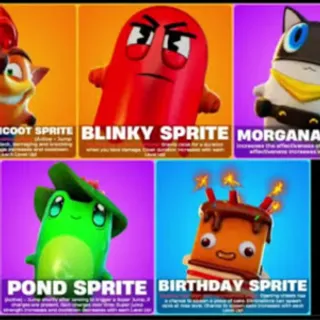 All new sprites