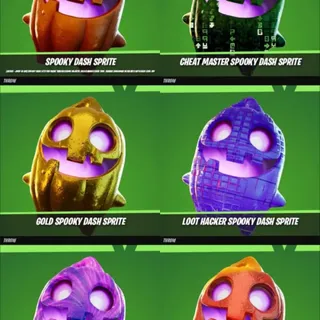 All spooky dash sprites