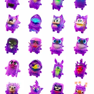 All 22 sprites out