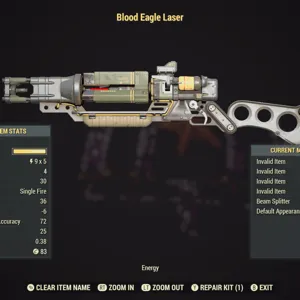 Invalid BloodEagle Laser