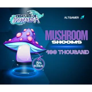[🟢ONLINE ] 100K | 100,000  MUSHROOMS | COS